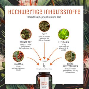 Koffein Komplex mit Guarana & Mate