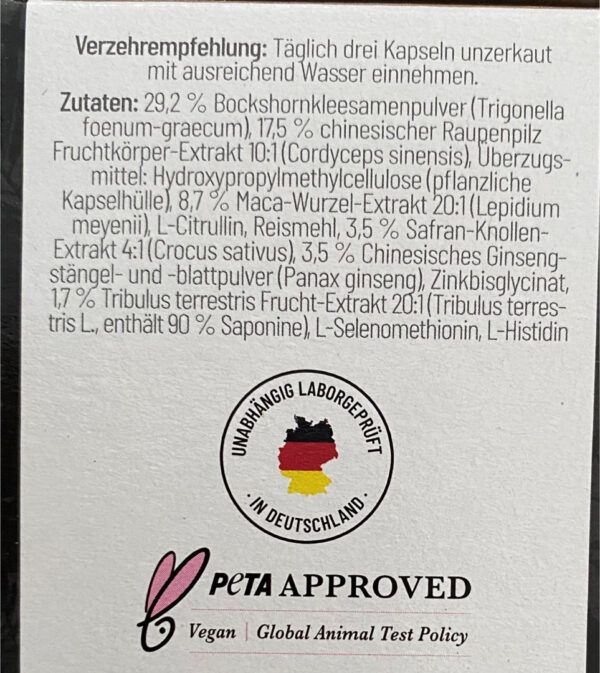 Zink Selen Testosteron Maca